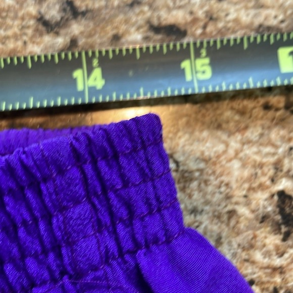 Purple Elastic‎ Waist Pants Casual Comfortable Lounge Everyday Trousers - Picture 9 of 12